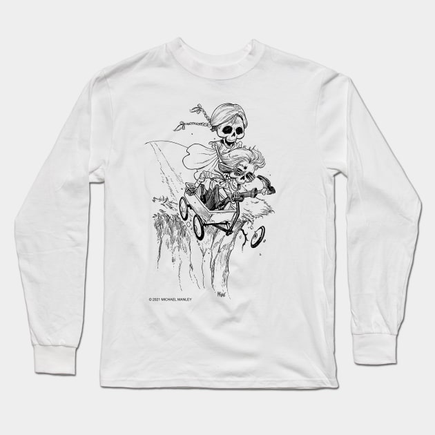 WAGONS HO! Long Sleeve T-Shirt by drawmanley